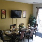 Enjoy our beautiful dining room that also has a large 50" Plasma TV so you won't miss a thing!